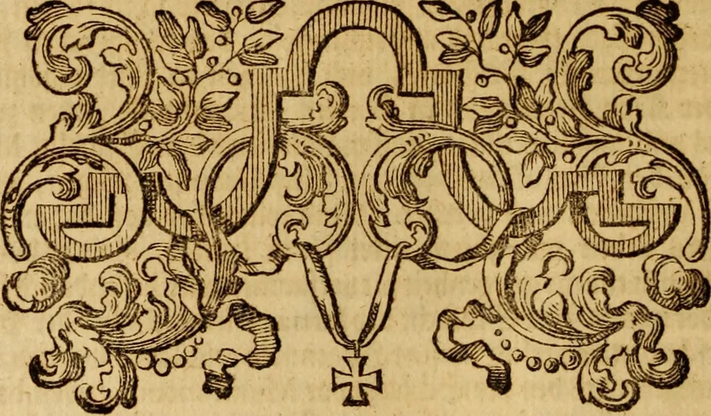 An illustration from Ombrassische Helden-Rüst-Kammer : welche von Ferdinanden, Ertzhertzogen zu Oesterreich, herrlich angerichtet, 1735, leaf 653