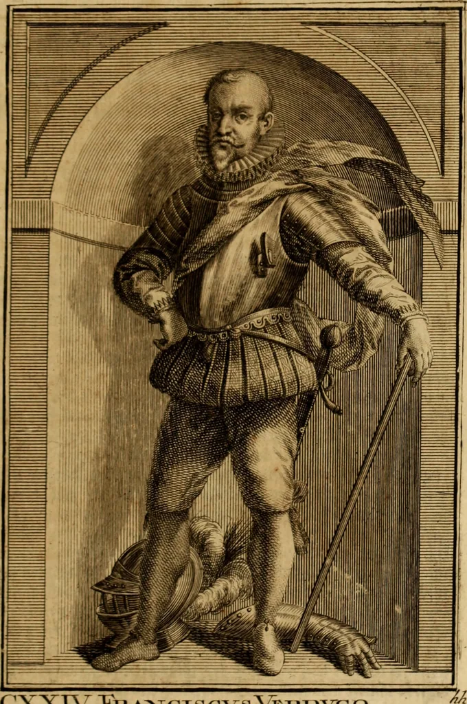 An illustration from Ombrassische Helden-Rüst-Kammer : welche von Ferdinanden, Ertzhertzogen zu Oesterreich, herrlich angerichtet, 1735, leaf 726