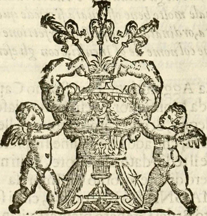 An illustration from Ombre apparenti nel Teatro d'imprese, 1629, leaf 545