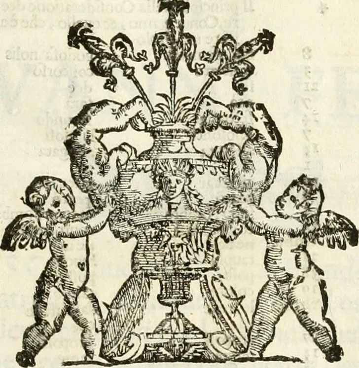 An illustration from Ombre apparenti nel Teatro d'imprese, 1629, leaf 84