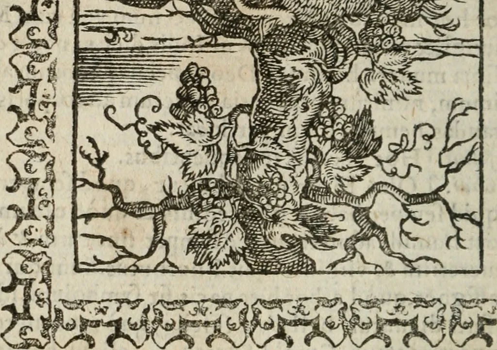 An illustration from Omnia Andreae Alciati v. c. emblemata : cum commentariis, quibus emblematum omnium aperta origine, mens authoris explicatur, & obscura omnia dubiaque illustrantur, 1583, leaf 125