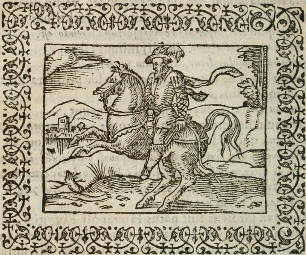 An illustration from Omnia Andreae Alciati v. c. emblemata : cum commentariis, quibus emblematum omnium aperta origine, mens authoris explicatur, & obscura omnia dubiaque illustrantur, 1583, leaf 169