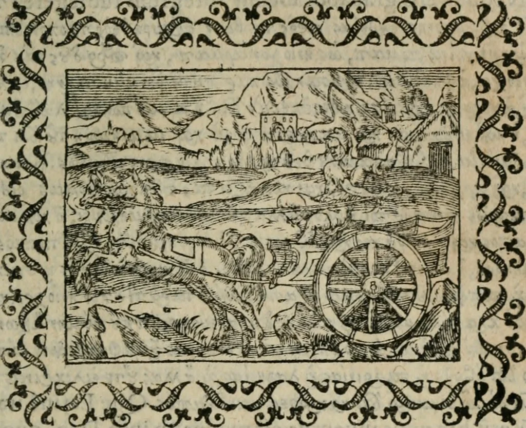 An illustration from Omnia Andreae Alciati v. c. emblemata : cum commentariis, quibus emblematum omnium aperta origine, mens authoris explicatur, & obscura omnia dubiaque illustrantur, 1583, leaf 226
