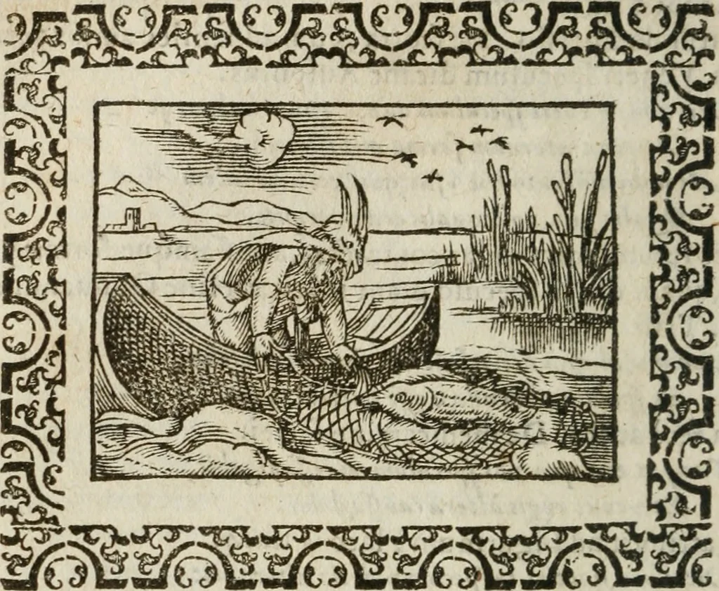 An illustration from Omnia Andreae Alciati v. c. emblemata : cum commentariis, quibus emblematum omnium aperta origine, mens authoris explicatur, & obscura omnia dubiaque illustrantur, 1583, leaf 279