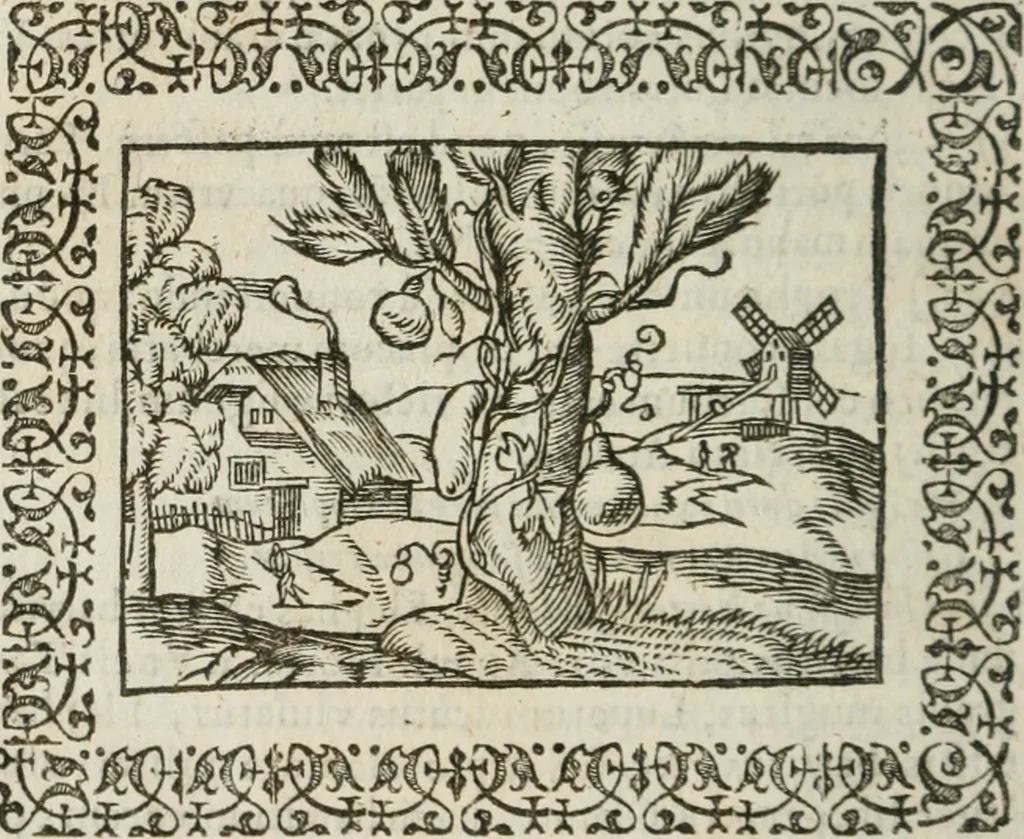 An illustration from Omnia Andreae Alciati v. c. emblemata : cum commentariis, quibus emblematum omnium aperta origine, mens authoris explicatur, & obscura omnia dubiaque illustrantur, 1583, leaf 435