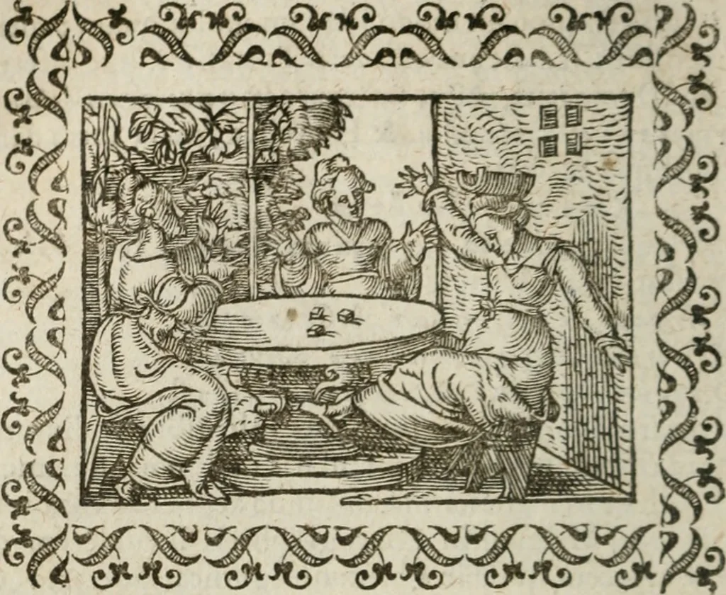 An illustration from Omnia Andreae Alciati v. c. emblemata : cum commentariis, quibus emblematum omnium aperta origine, mens authoris explicatur, & obscura omnia dubiaque illustrantur, 1583, leaf 451