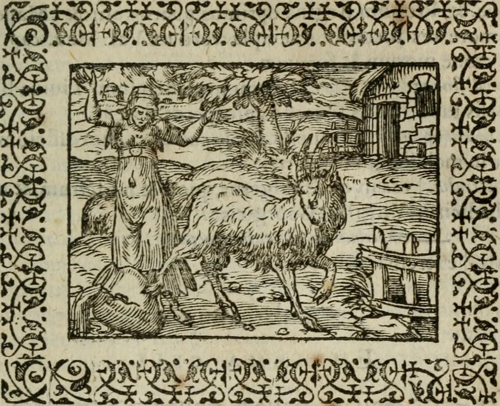 An illustration from Omnia Andreae Alciati v. c. emblemata : cum commentariis, quibus emblematum omnium aperta origine, mens authoris explicatur, & obscura omnia dubiaque illustrantur, 1583, leaf 488