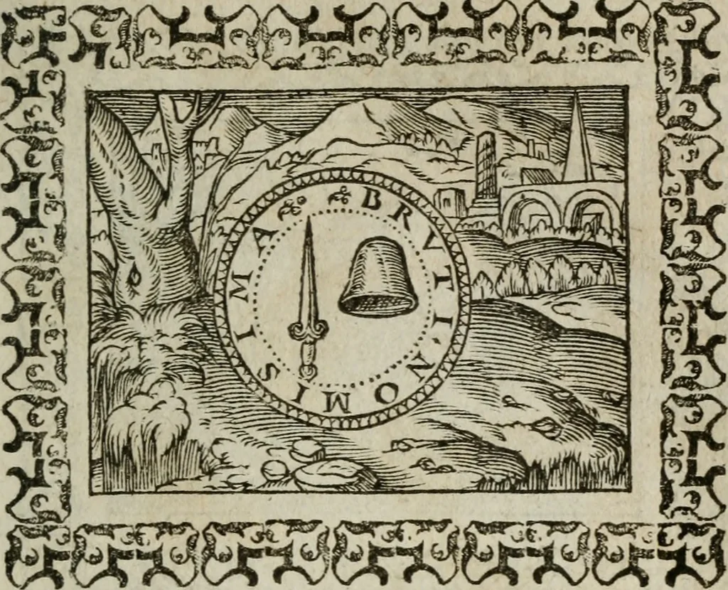 An illustration from Omnia Andreae Alciati v. c. emblemata : cum commentariis, quibus emblematum omnium aperta origine, mens authoris explicatur, & obscura omnia dubiaque illustrantur, 1583, leaf 514
