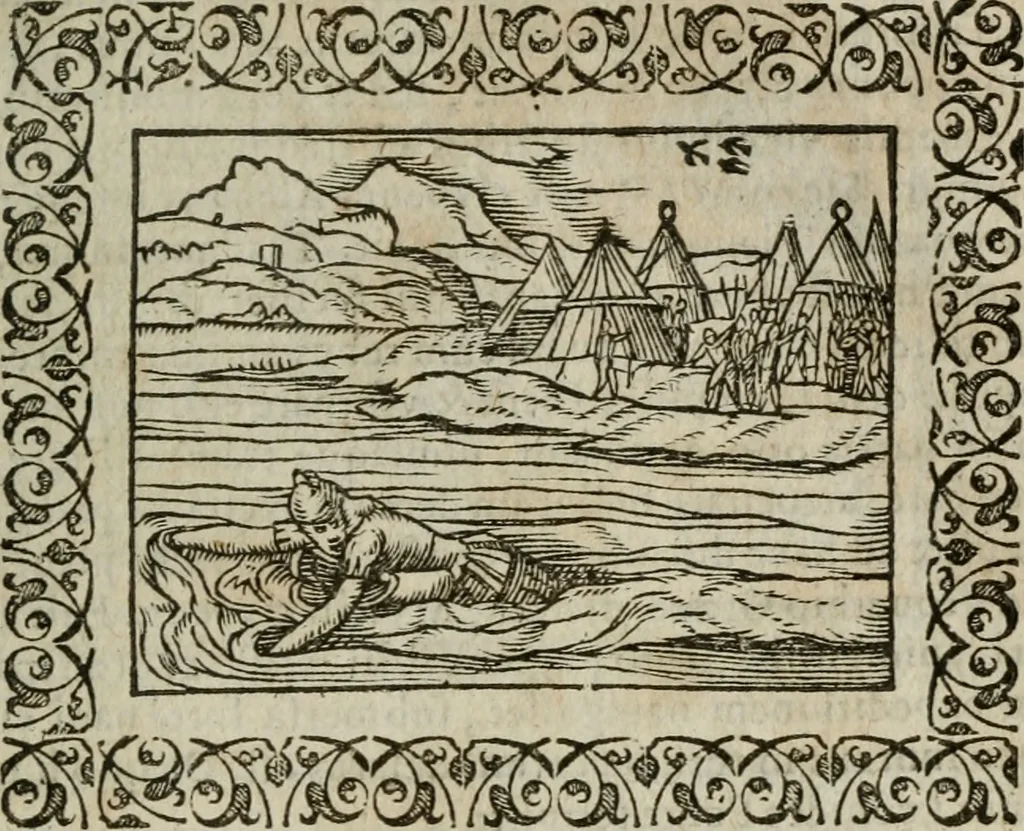 An illustration from Omnia Andreae Alciati v. c. emblemata : cum commentariis, quibus emblematum omnium aperta origine, mens authoris explicatur, & obscura omnia dubiaque illustrantur, 1583, leaf 538