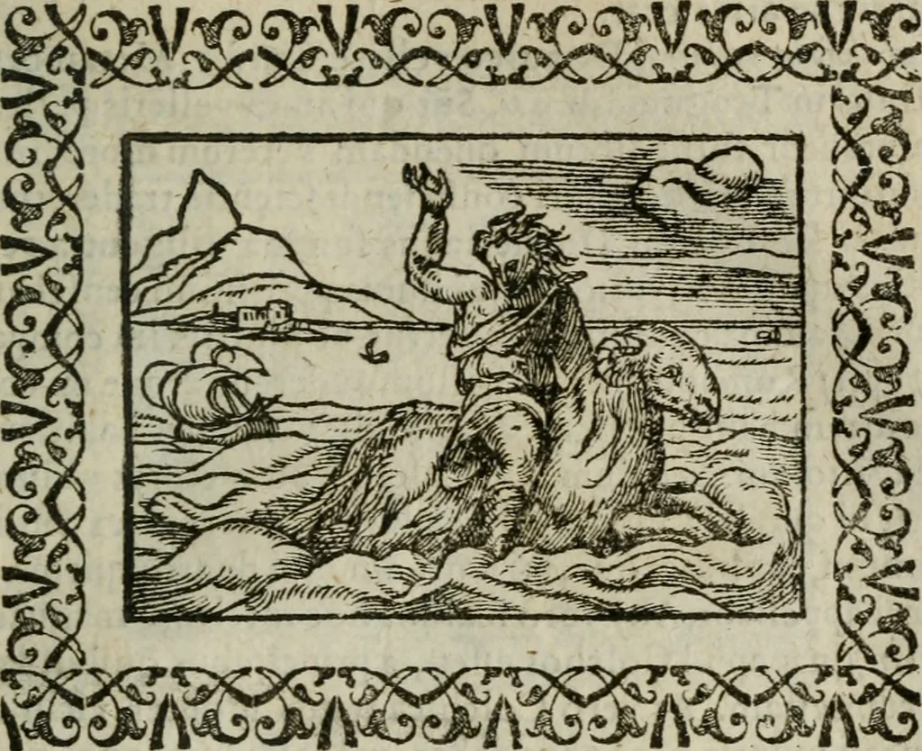 An illustration from Omnia Andreae Alciati v. c. emblemata : cum commentariis, quibus emblematum omnium aperta origine, mens authoris explicatur, & obscura omnia dubiaque illustrantur, 1583, leaf 628
