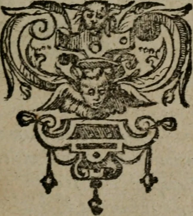 An illustration from Omnia Andreae Alciati v.c. emblemata : cum commentariis, quibus emblematum omnium aperta origine, mens auctoris explicatur, & obscura omnia dubiaque illustrantur, 1581, leaf 112