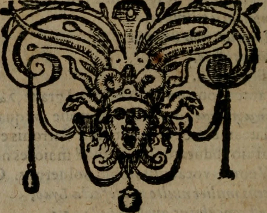 An illustration from Omnia Andreae Alciati v.c. emblemata : cum commentariis, quibus emblematum omnium aperta origine, mens auctoris explicatur, & obscura omnia dubiaque illustrantur, 1581, leaf 145