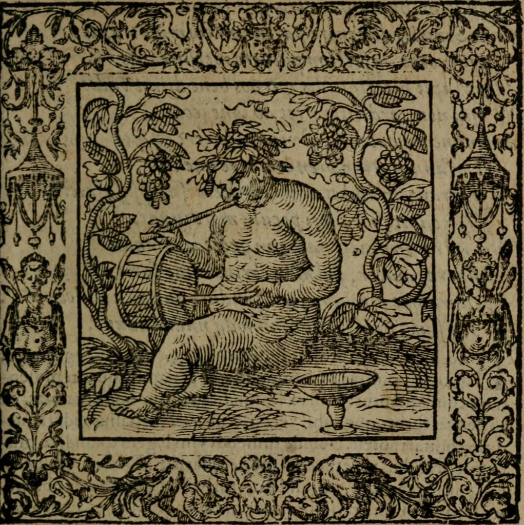 An illustration from Omnia Andreae Alciati v.c. emblemata : cum commentariis, quibus emblematum omnium aperta origine, mens auctoris explicatur, & obscura omnia dubiaque illustrantur, 1581, leaf 146