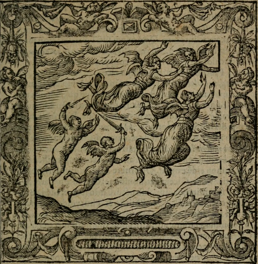 An illustration from Omnia Andreae Alciati v.c. emblemata : cum commentariis, quibus emblematum omnium aperta origine, mens auctoris explicatur, & obscura omnia dubiaque illustrantur, 1581, leaf 180