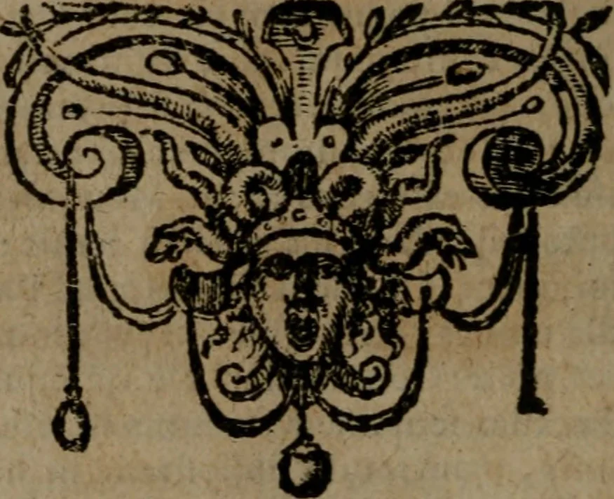 An illustration from Omnia Andreae Alciati v.c. emblemata : cum commentariis, quibus emblematum omnium aperta origine, mens auctoris explicatur, & obscura omnia dubiaque illustrantur, 1581, leaf 265