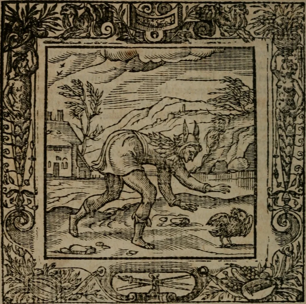 An illustration from Omnia Andreae Alciati v.c. emblemata : cum commentariis, quibus emblematum omnium aperta origine, mens auctoris explicatur, & obscura omnia dubiaque illustrantur, 1581, leaf 281