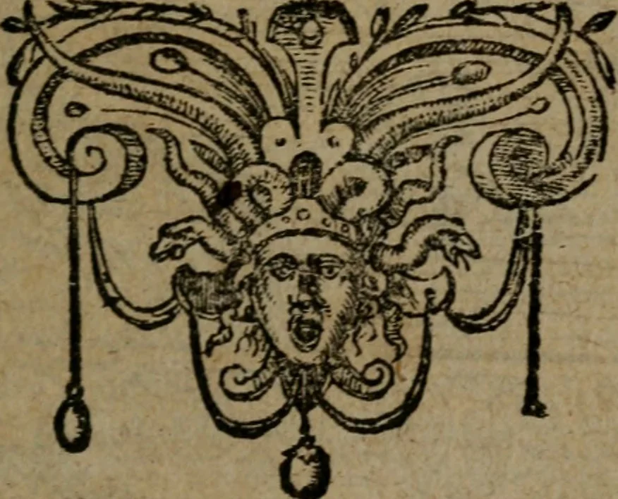 An illustration from Omnia Andreae Alciati v.c. emblemata : cum commentariis, quibus emblematum omnium aperta origine, mens auctoris explicatur, & obscura omnia dubiaque illustrantur, 1581, leaf 340