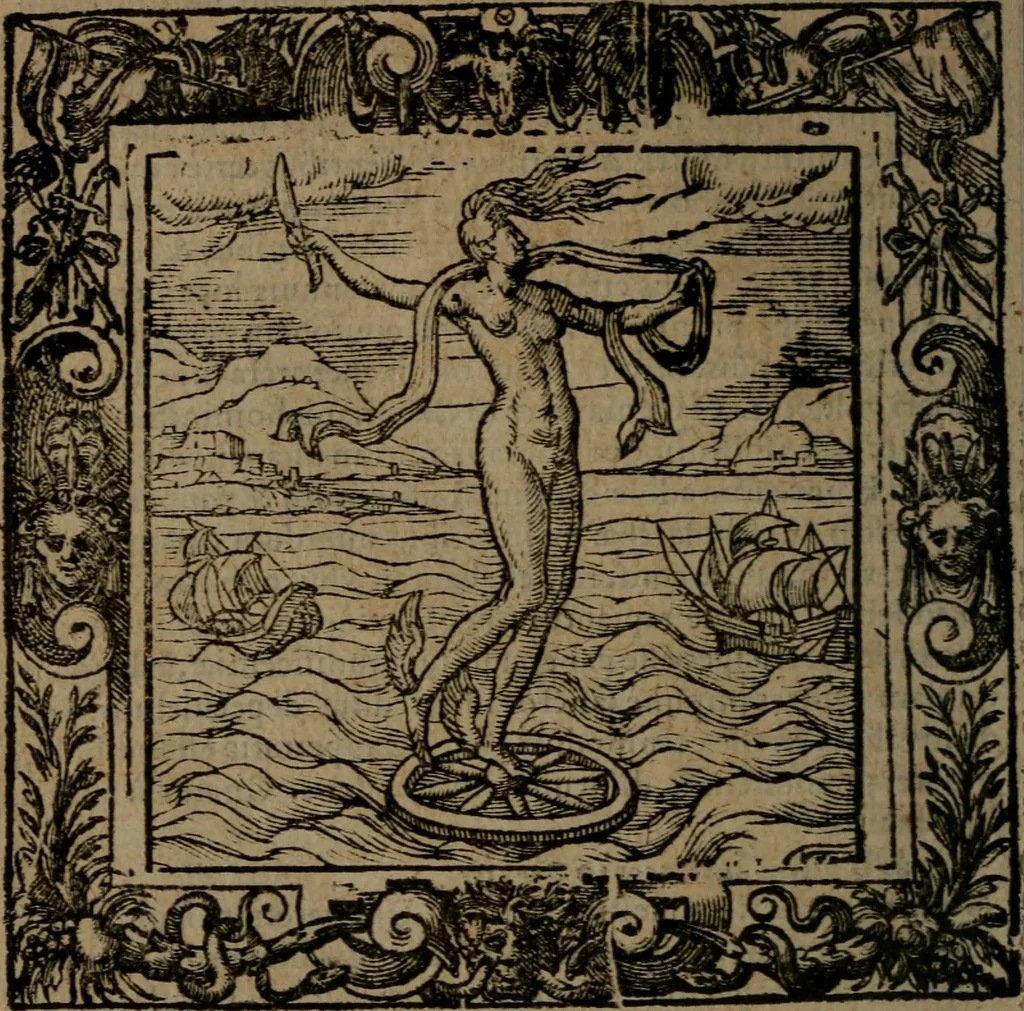 An illustration from Omnia Andreae Alciati v.c. emblemata : cum commentariis, quibus emblematum omnium aperta origine, mens auctoris explicatur, & obscura omnia dubiaque illustrantur, 1581, leaf 469