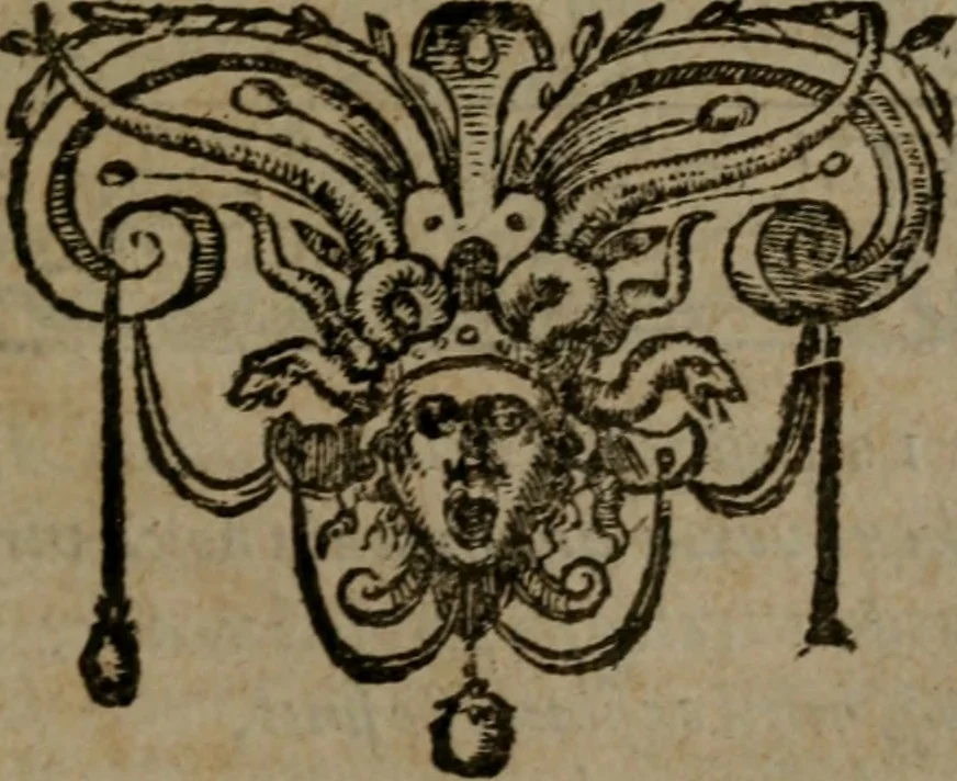 An illustration from Omnia Andreae Alciati v.c. emblemata : cum commentariis, quibus emblematum omnium aperta origine, mens auctoris explicatur, & obscura omnia dubiaque illustrantur, 1581, leaf 498