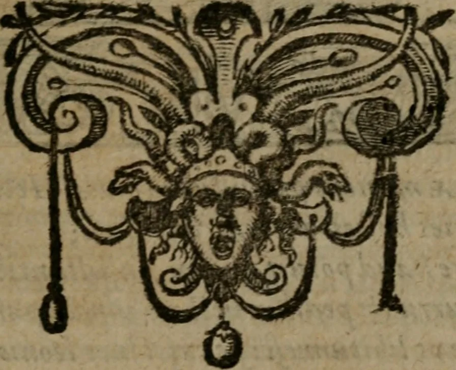 An illustration from Omnia Andreae Alciati v.c. emblemata : cum commentariis, quibus emblematum omnium aperta origine, mens auctoris explicatur, & obscura omnia dubiaque illustrantur, 1581, leaf 572