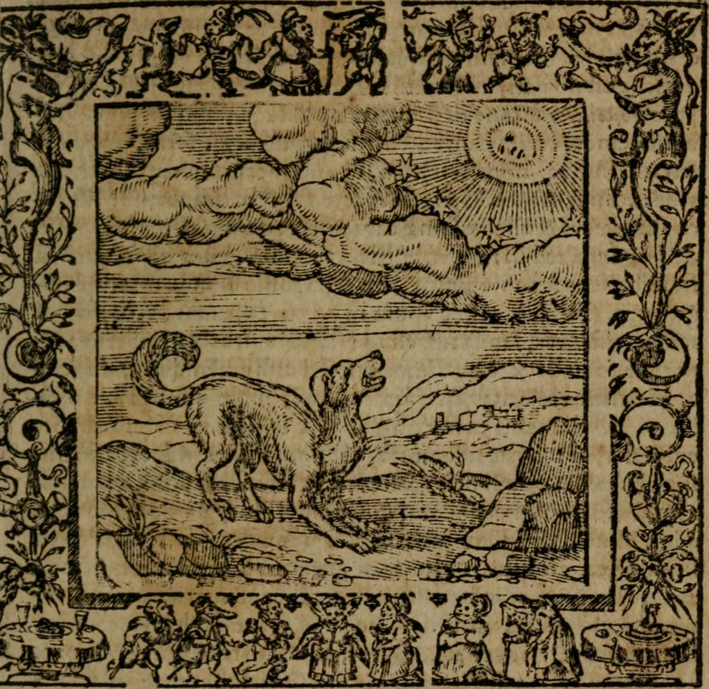 An illustration from Omnia Andreae Alciati v.c. emblemata : cum commentariis, quibus emblematum omnium aperta origine, mens auctoris explicatur, & obscura omnia dubiaque illustrantur, 1581, leaf 602