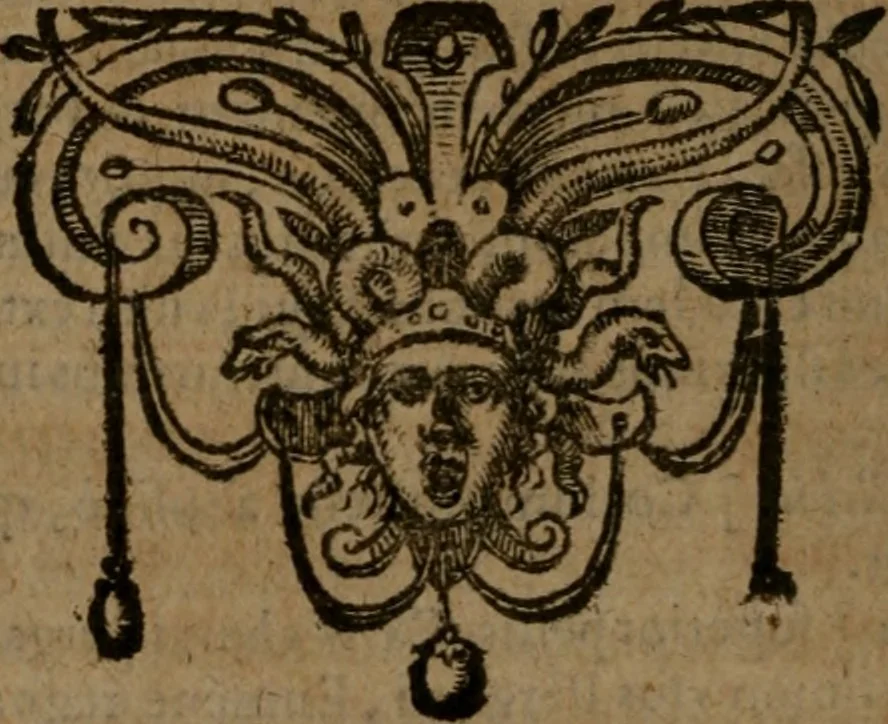 An illustration from Omnia Andreae Alciati v.c. emblemata : cum commentariis, quibus emblematum omnium aperta origine, mens auctoris explicatur, & obscura omnia dubiaque illustrantur, 1581, leaf 621