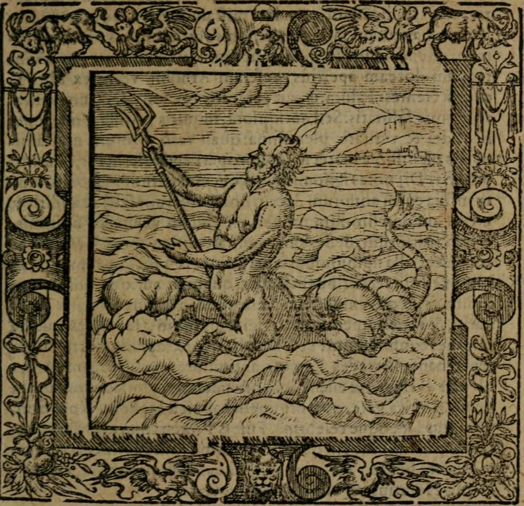 An illustration from Omnia Andreae Alciati v.c. emblemata : cum commentariis, quibus emblematum omnium aperta origine, mens auctoris explicatur, & obscura omnia dubiaque illustrantur, 1581, leaf 660