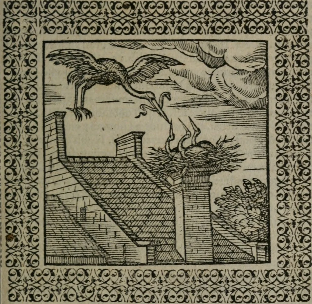 An illustration from Omnia Andreae Alciati v.c. emblemata : cum commentariis, quibus emblematum omnium aperta origine, mens auctoris explicatur, & obscura omnia dubiáque illustrantur, 1577, leaf 160