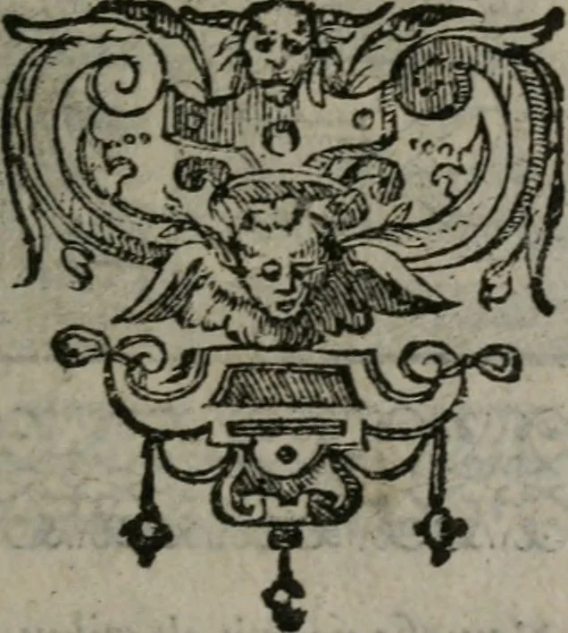 An illustration from Omnia Andreae Alciati v.c. emblemata : cum commentariis, quibus emblematum omnium aperta origine, mens auctoris explicatur, & obscura omnia dubiáque illustrantur, 1577, leaf 208