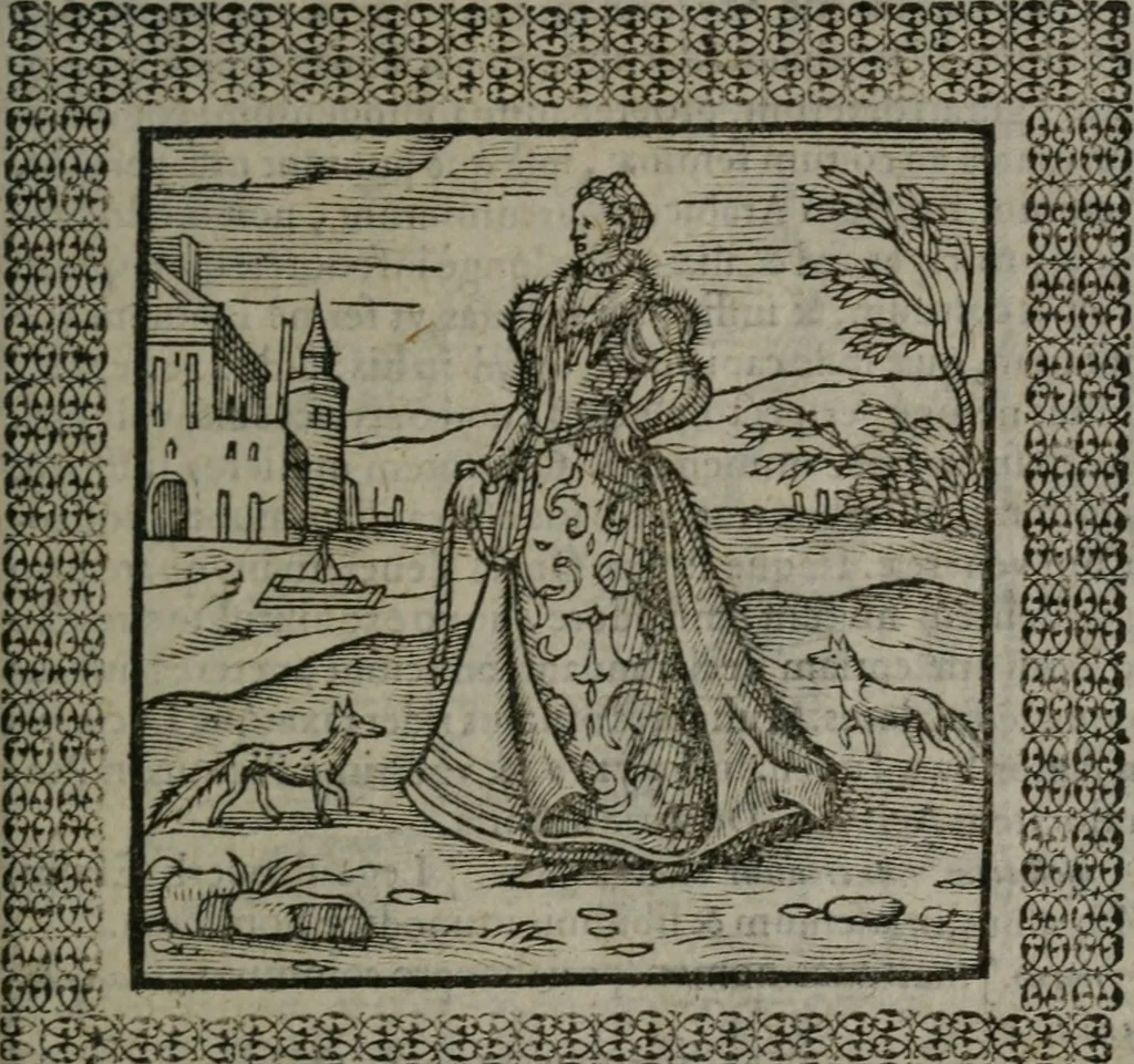 An illustration from Omnia Andreae Alciati v.c. emblemata : cum commentariis, quibus emblematum omnium aperta origine, mens auctoris explicatur, & obscura omnia dubiáque illustrantur, 1577, leaf 296