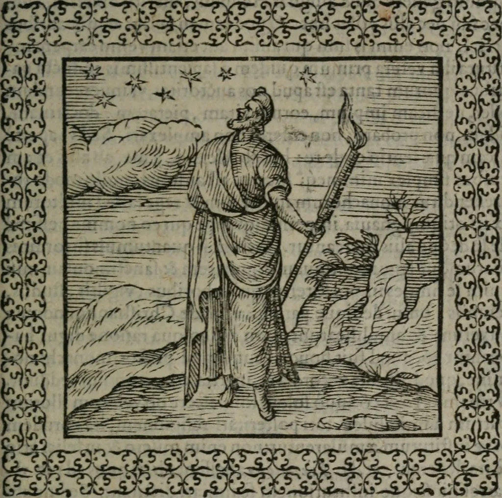 An illustration from Omnia Andreae Alciati v.c. emblemata : cum commentariis, quibus emblematum omnium aperta origine, mens auctoris explicatur, & obscura omnia dubiáque illustrantur, 1577, leaf 298