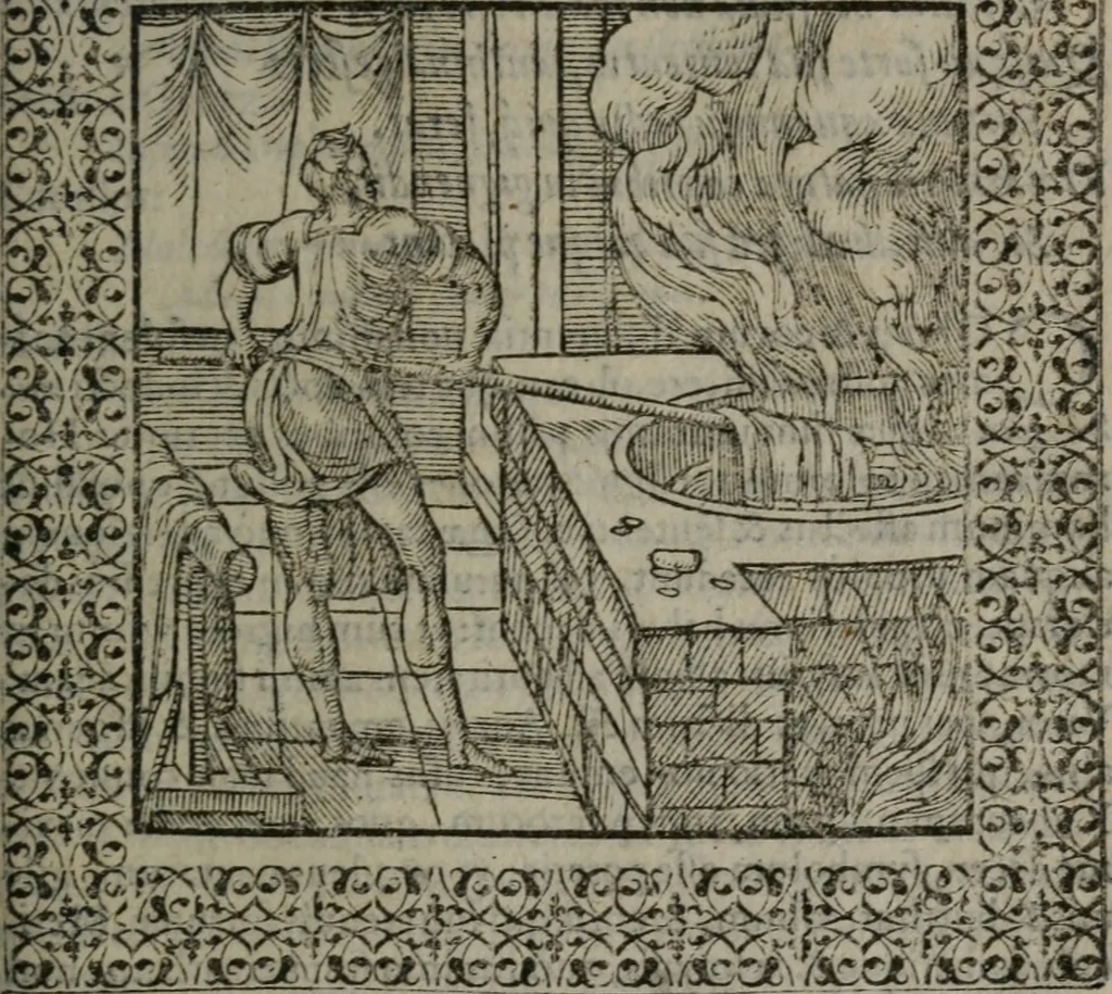 An illustration from Omnia Andreae Alciati v.c. emblemata : cum commentariis, quibus emblematum omnium aperta origine, mens auctoris explicatur, & obscura omnia dubiáque illustrantur, 1577, leaf 402