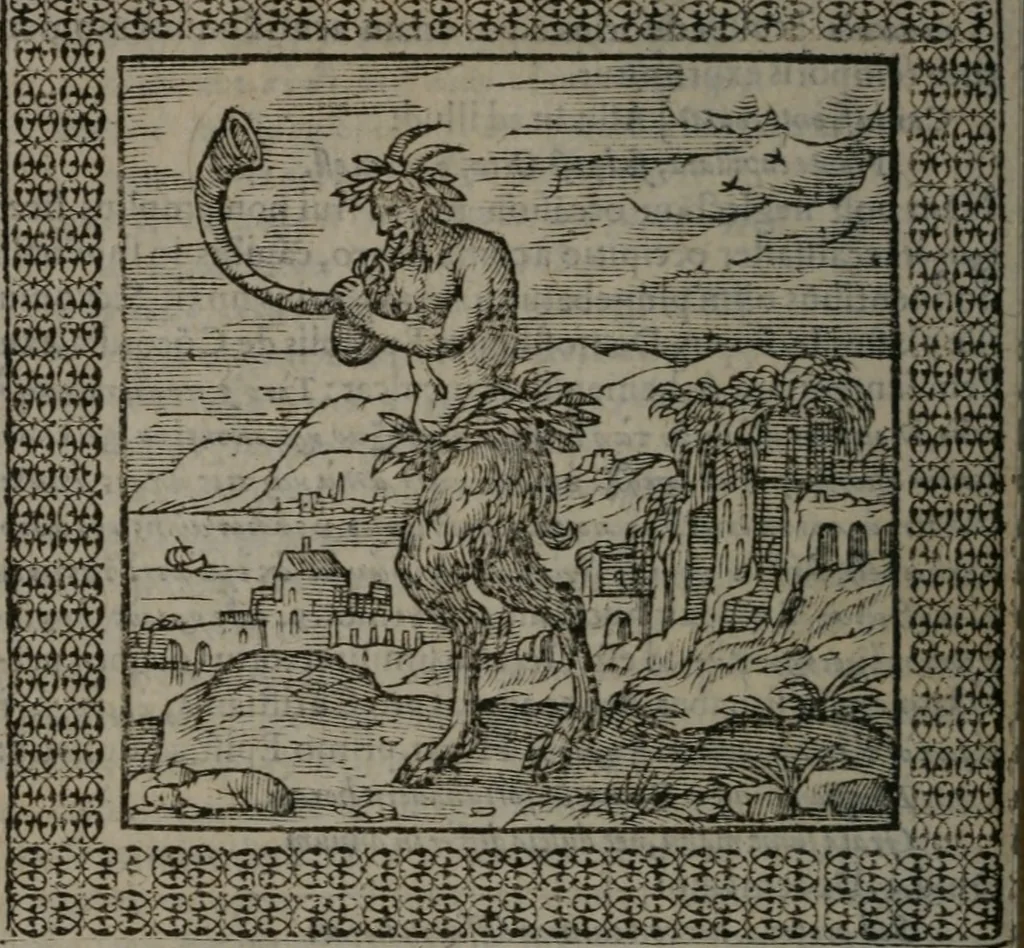 An illustration from Omnia Andreae Alciati v.c. emblemata : cum commentariis, quibus emblematum omnium aperta origine, mens auctoris explicatur, & obscura omnia dubiáque illustrantur, 1577, leaf 421
