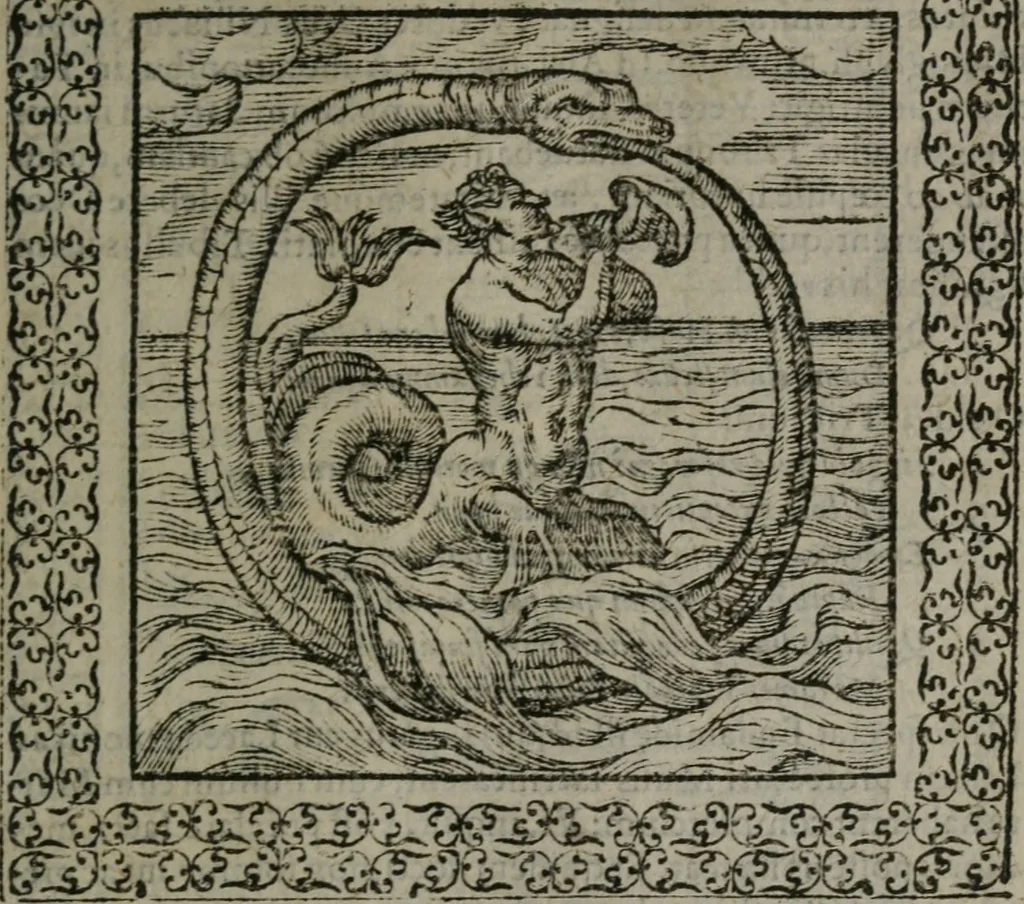 An illustration from Omnia Andreae Alciati v.c. emblemata : cum commentariis, quibus emblematum omnium aperta origine, mens auctoris explicatur, & obscura omnia dubiáque illustrantur, 1577, leaf 452