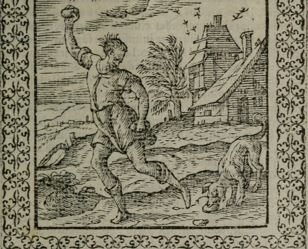 An illustration from Omnia Andreae Alciati v.c. emblemata : cum commentariis, quibus emblematum omnium aperta origine, mens auctoris explicatur, & obscura omnia dubiáque illustrantur, 1577, leaf 562
