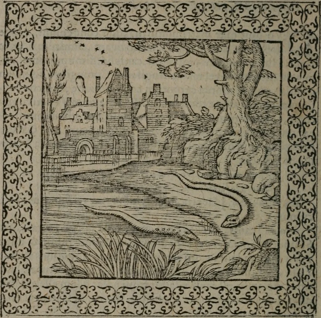 An illustration from Omnia Andreae Alciati v.c. emblemata : cum commentariis, quibus emblematum omnium aperta origine, mens auctoris explicatur, & obscura omnia dubiáque illustrantur, 1577, leaf 623