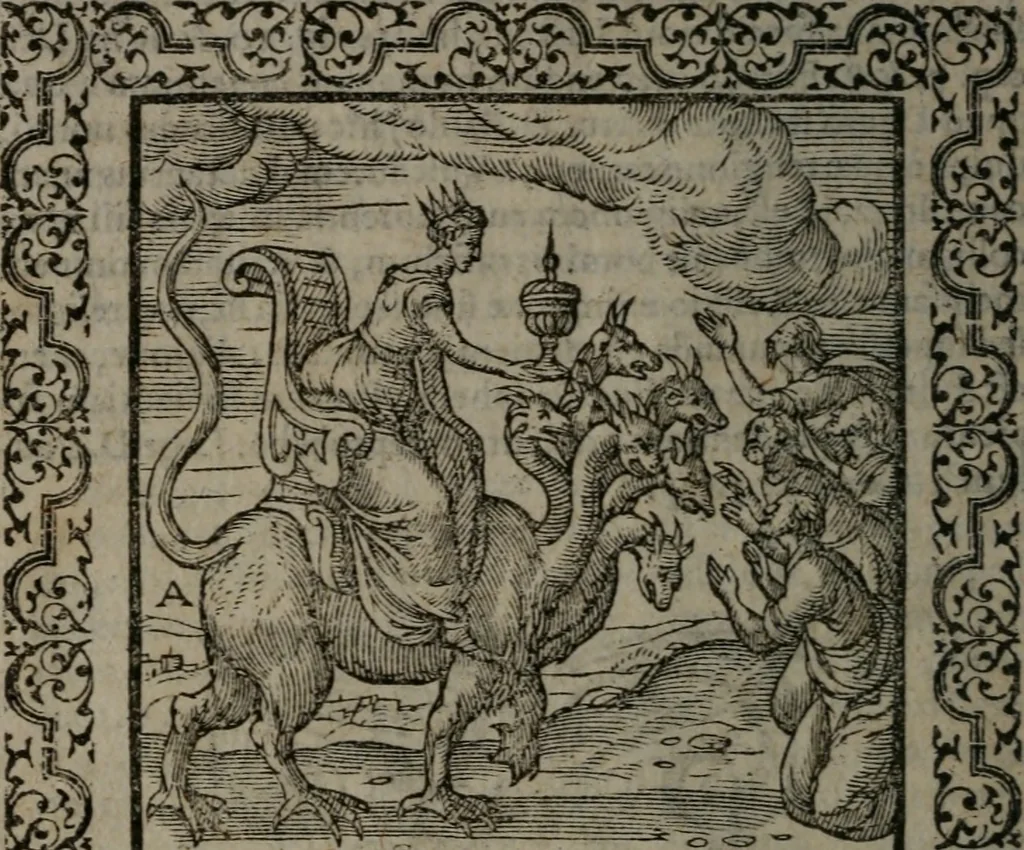 An illustration from Omnia Andreae Alciati v.c. emblemata : cum commentariis, quibus emblematum omnium aperta origine, mens auctoris explicatur, & obscura omnia dubiáque illustrantur, 1577, leaf 75