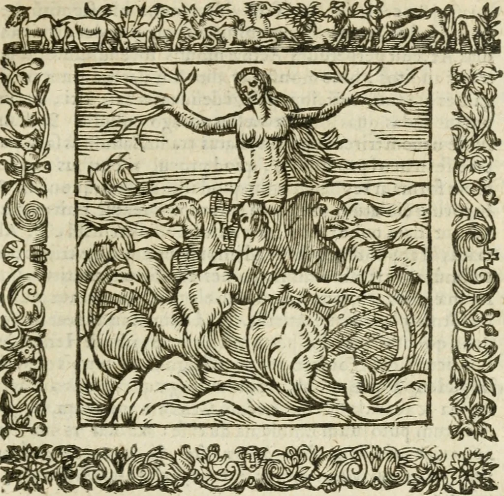 An illustration from Omnia Andreae Alciati V.C. Emblemata : cum commentariis, quibus emblematum detecta origine, dubia omnia, et obscura illustrantur, 1602, leaf 392