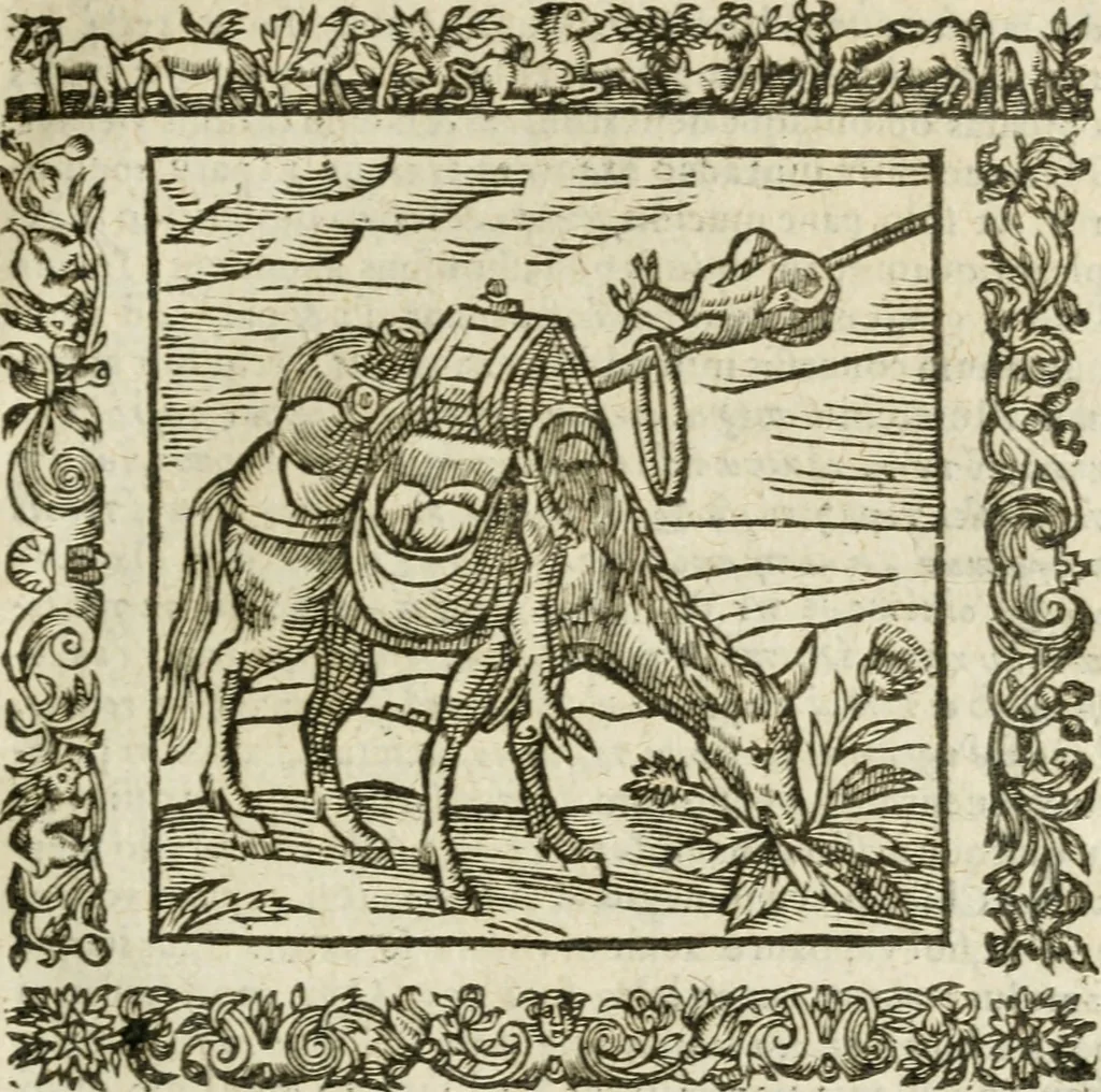 An illustration from Omnia Andreae Alciati V.C. Emblemata : cum commentariis, quibus emblematum detecta origine, dubia omnia, et obscura illustrantur, 1602, leaf 460