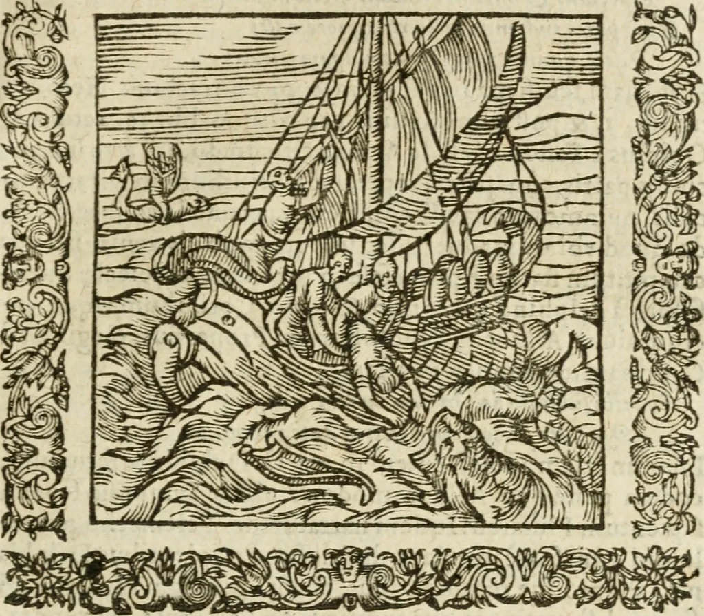 An illustration from Omnia Andreae Alciati V.C. Emblemata : cum commentariis, quibus emblematum detecta origine, dubia omnia, et obscura illustrantur, 1602, leaf 472