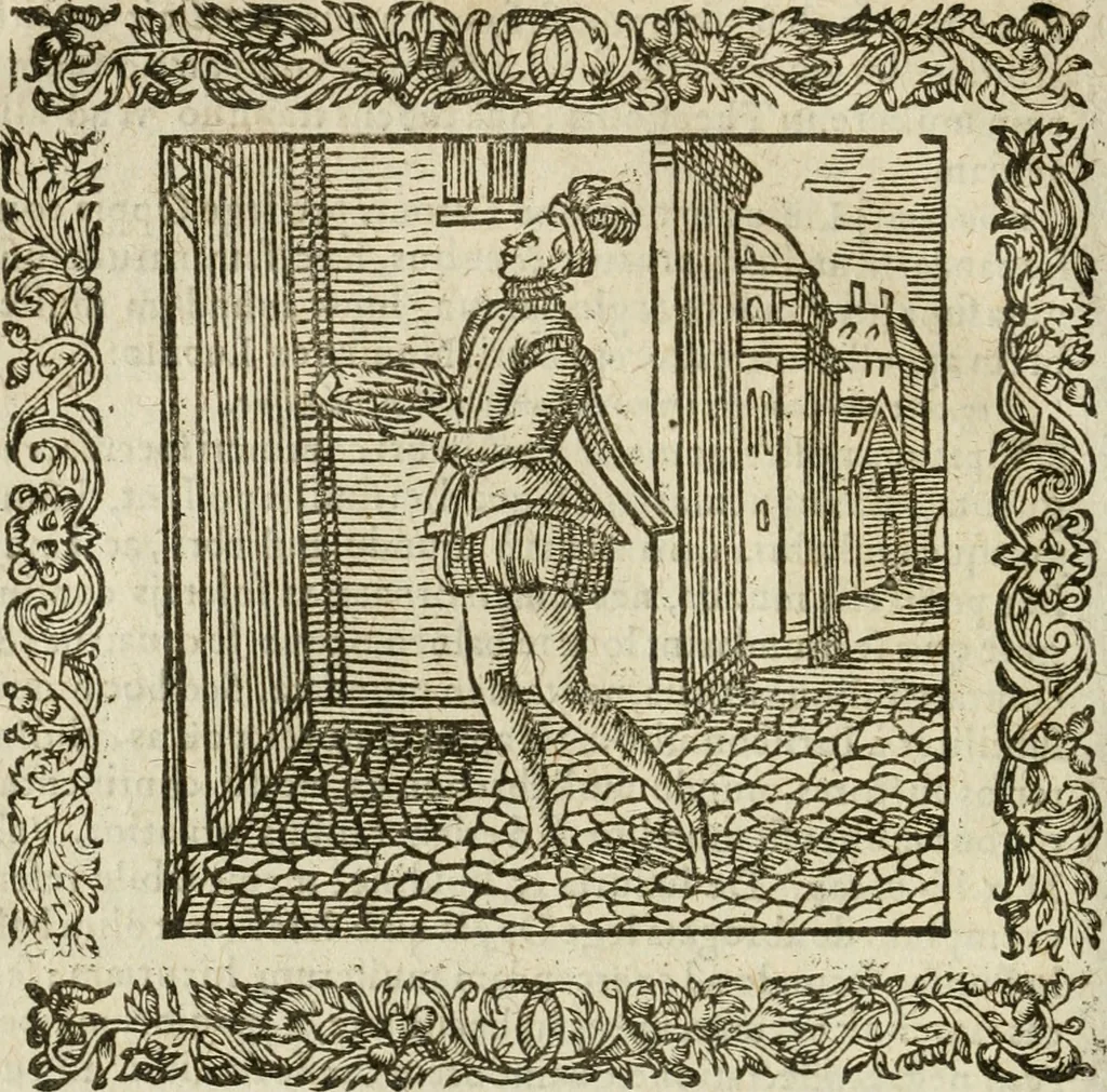 An illustration from Omnia Andreae Alciati V.C. Emblemata : cum commentariis, quibus emblematum detecta origine, dubia omnia, et obscura illustrantur, 1602, leaf 481
