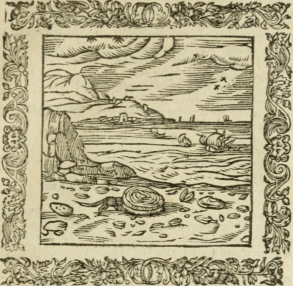 An illustration from Omnia Andreae Alciati V.C. Emblemata : cum commentariis, quibus emblematum detecta origine, dubia omnia, et obscura illustrantur, 1602, leaf 486