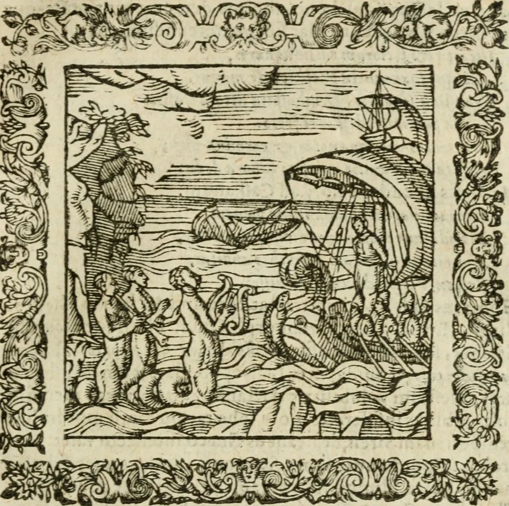 An illustration from Omnia Andreae Alciati V.C. Emblemata : cum commentariis, quibus emblematum detecta origine, dubia omnia, et obscura illustrantur, 1602, leaf 578