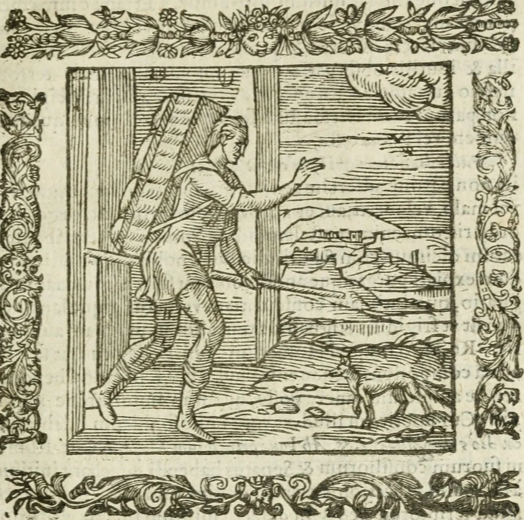 An illustration from Omnia Andreae Alciati V.C. Emblemata : cum commentariis, quibus emblematum detecta origine, dubia omnia, et obscura illustrantur, 1602, leaf 650