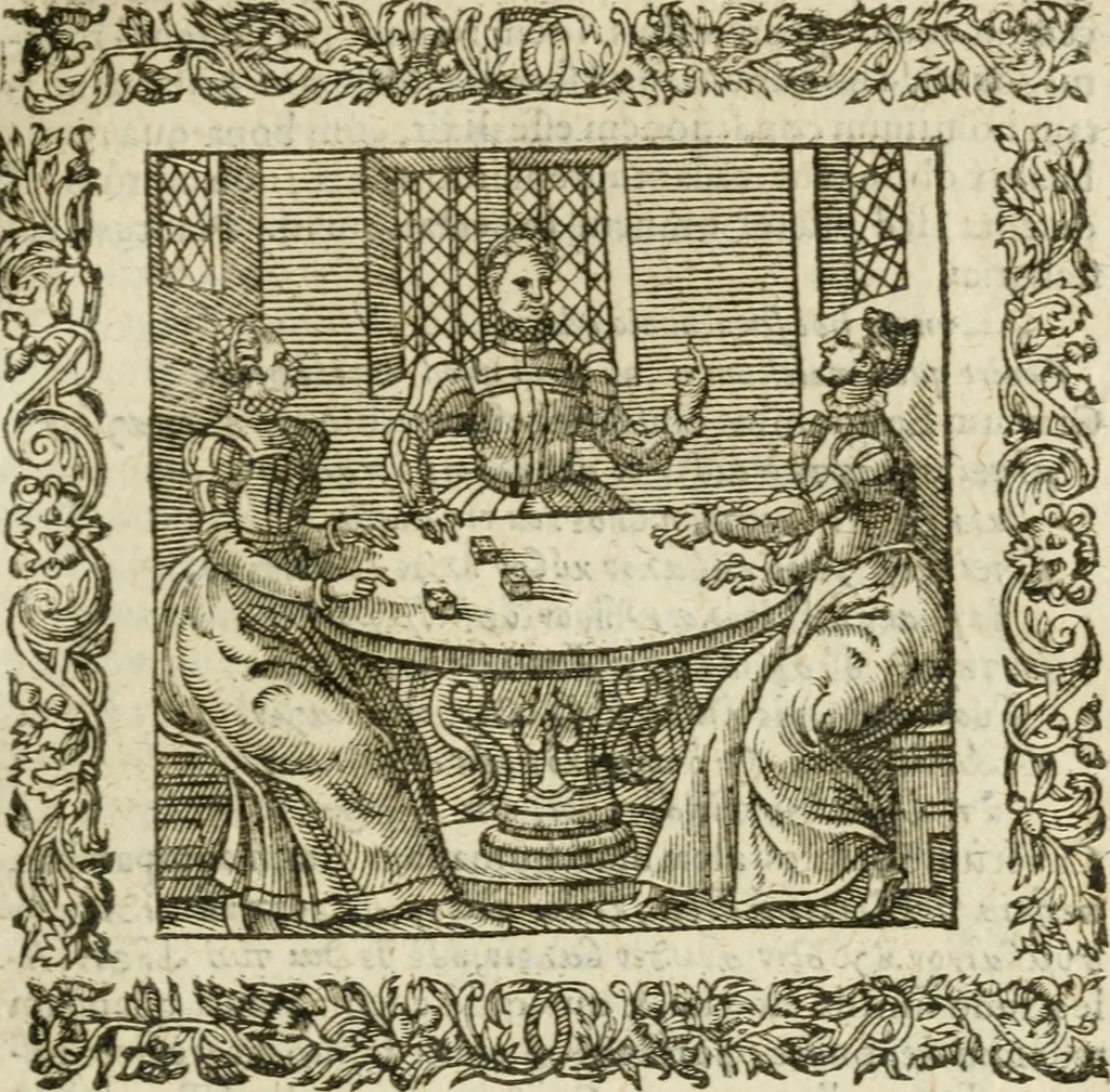 An illustration from Omnia Andreae Alciati V.C. Emblemata : cum commentariis, quibus emblematum detecta origine, dubia omnia, et obscura illustrantur, 1602, leaf 664