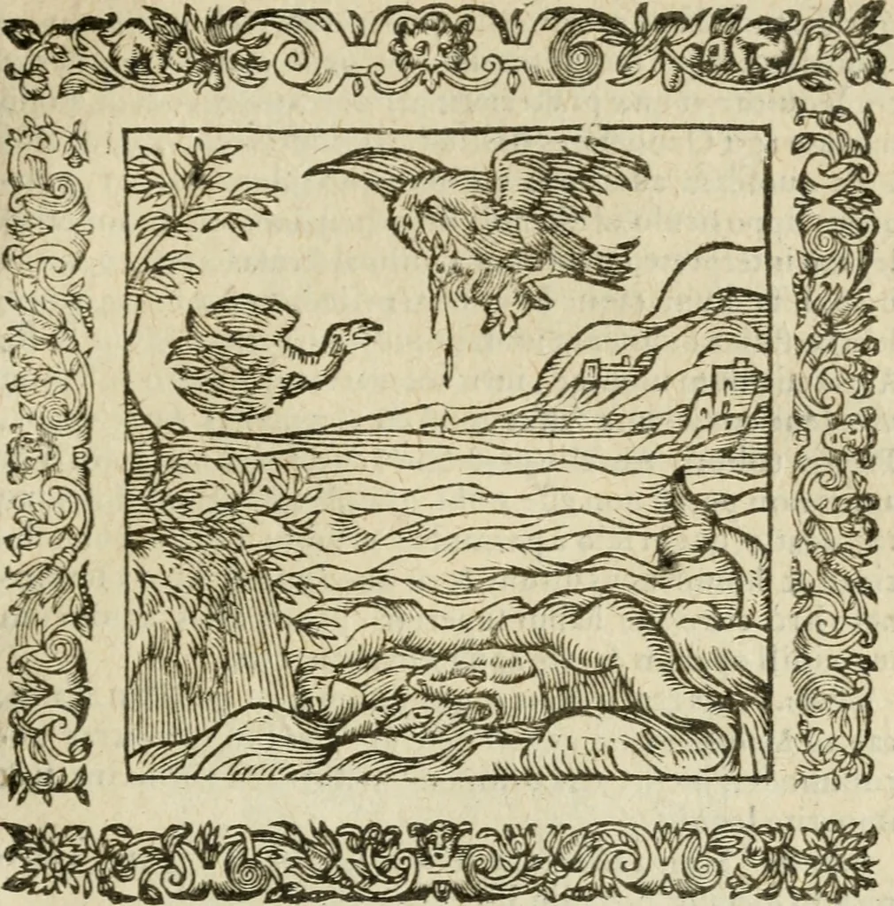 An illustration from Omnia Andreae Alciati V.C. Emblemata : cum commentariis, quibus emblematum detecta origine, dubia omnia, et obscura illustrantur, 1602, leaf 714