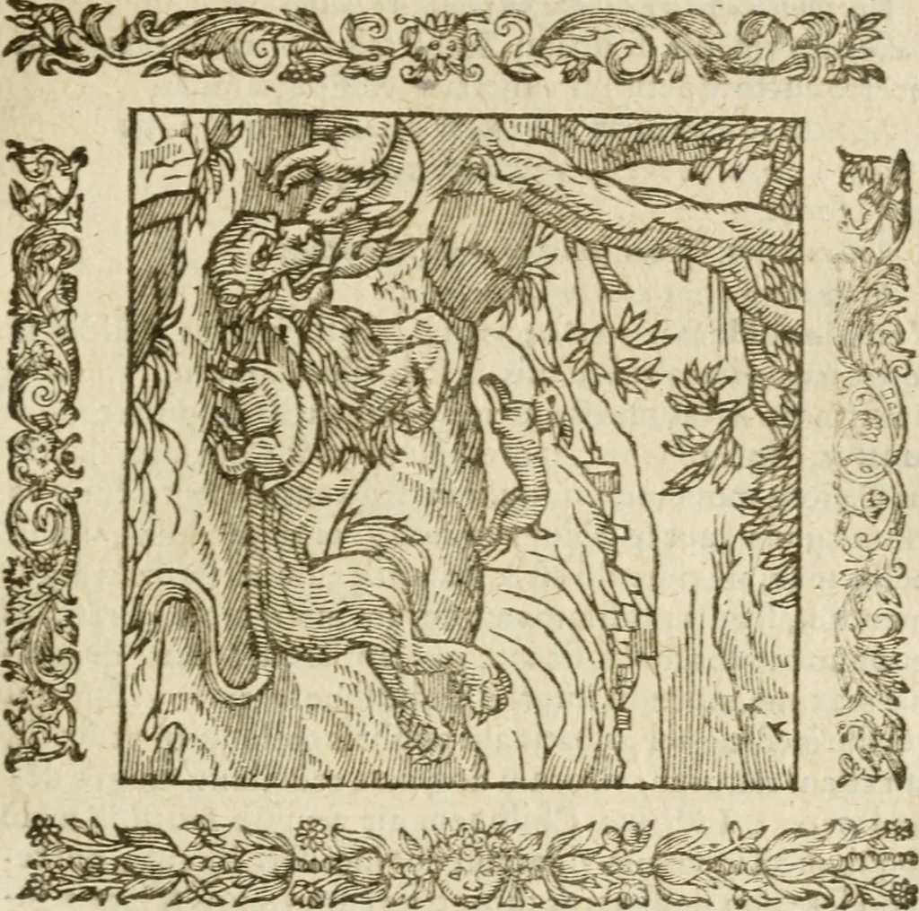An illustration from Omnia Andreae Alciati V.C. Emblemata : cum commentariis, quibus emblematum detecta origine, dubia omnia, et obscura illustrantur, 1602, leaf 758