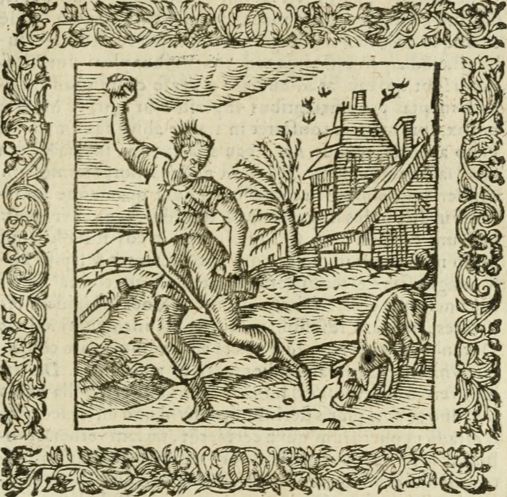 An illustration from Omnia Andreae Alciati V.C. Emblemata : cum commentariis, quibus emblematum detecta origine, dubia omnia, et obscura illustrantur, 1602, leaf 830