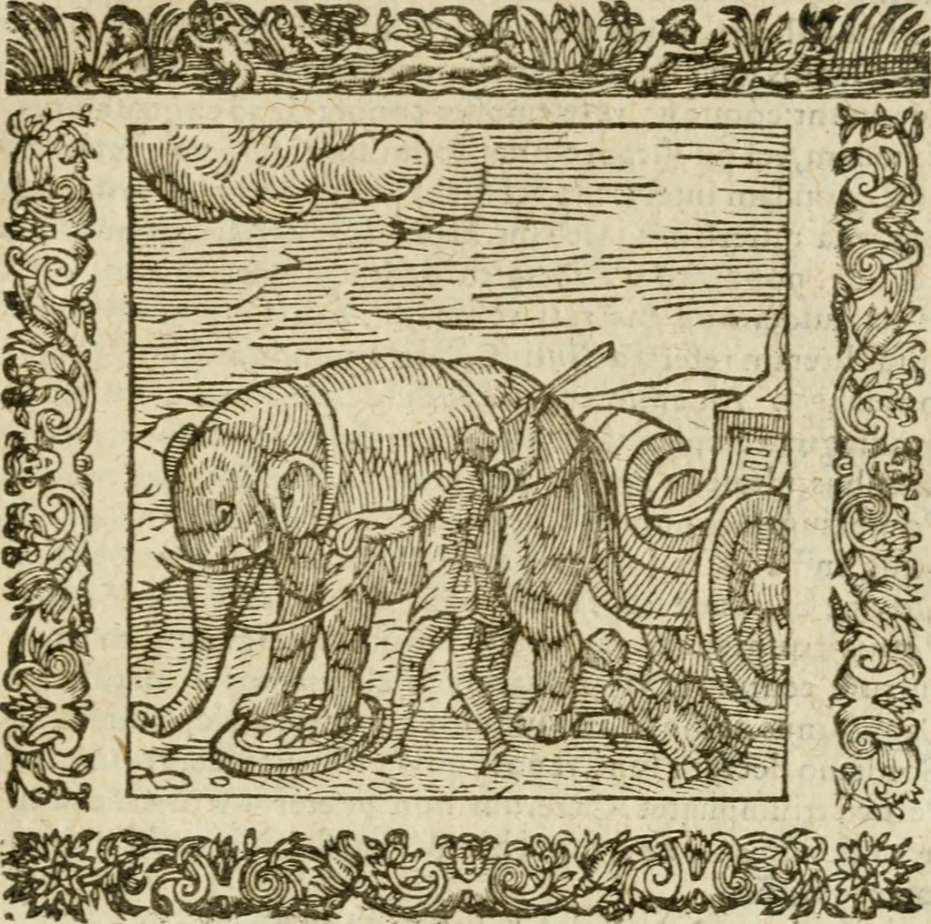 An illustration from Omnia Andreae Alciati V.C. Emblemata : cum commentariis, quibus emblematum detecta origine, dubia omnia, et obscura illustrantur, 1602, leaf 838