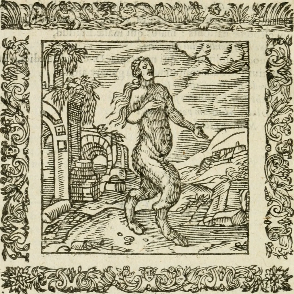 An illustration from Omnia Andreae Alciati V.C. Emblemata : cum commentariis, quibus emblematum detecta origine, dubia omnia, et obscura illustrantur, 1602, leaf 893